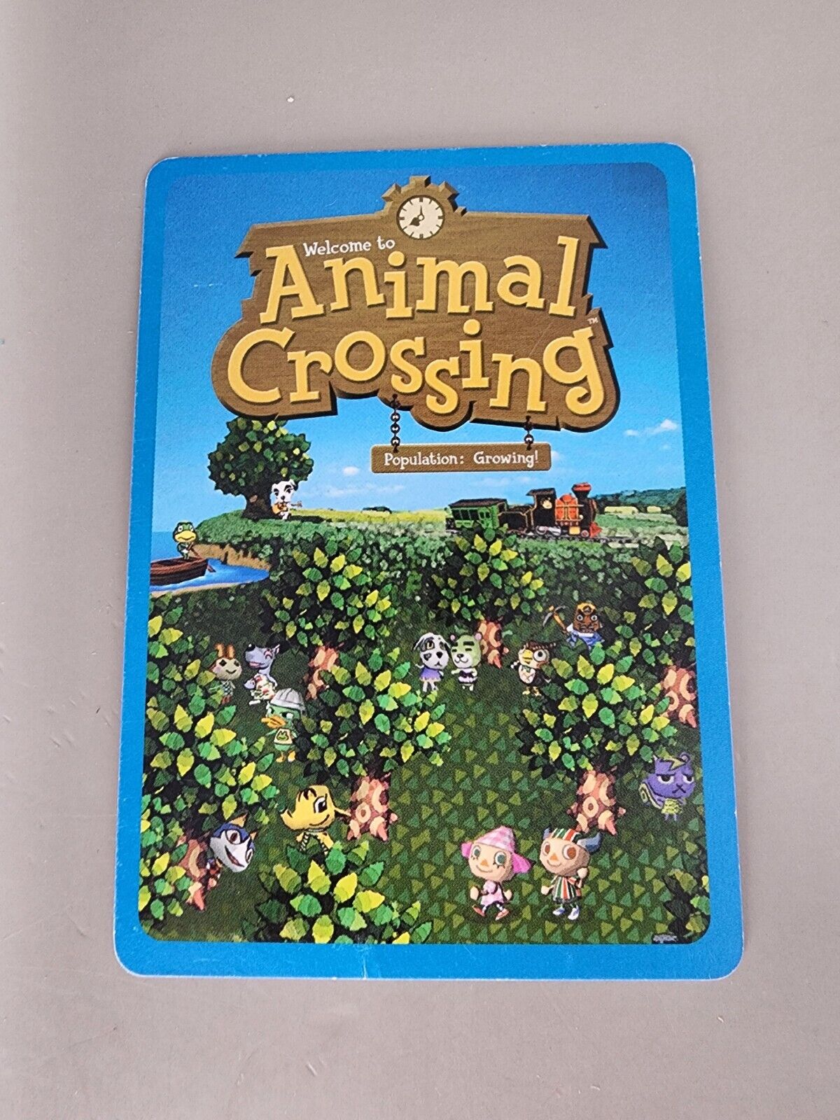 Animal Crossing E Reader Card Nintendo GameCube Game Scan This Card, Man!