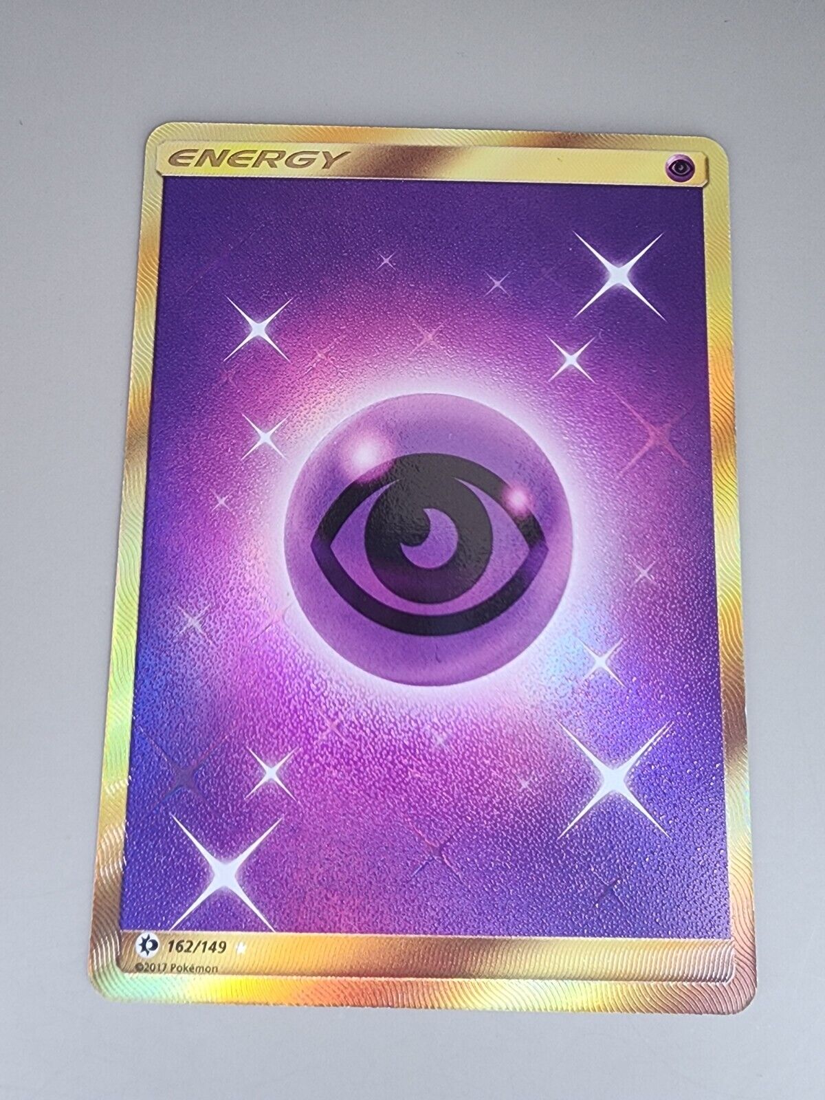 Pokémon TCG Psychic Energy Sun & Moon 162/149 Holo Secret Rare