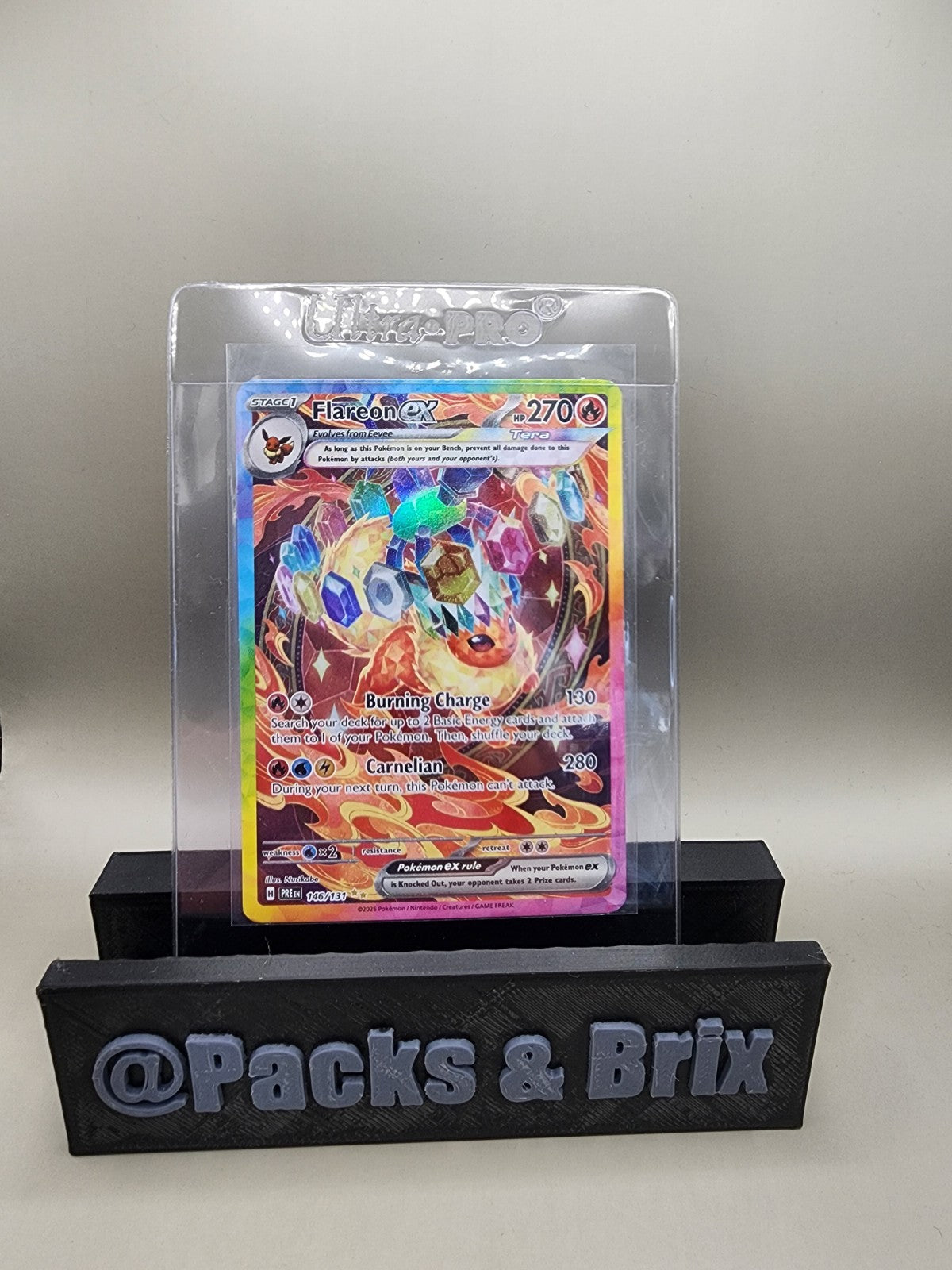 Flareon ex 146/131 Prismatic Evolutions Holo