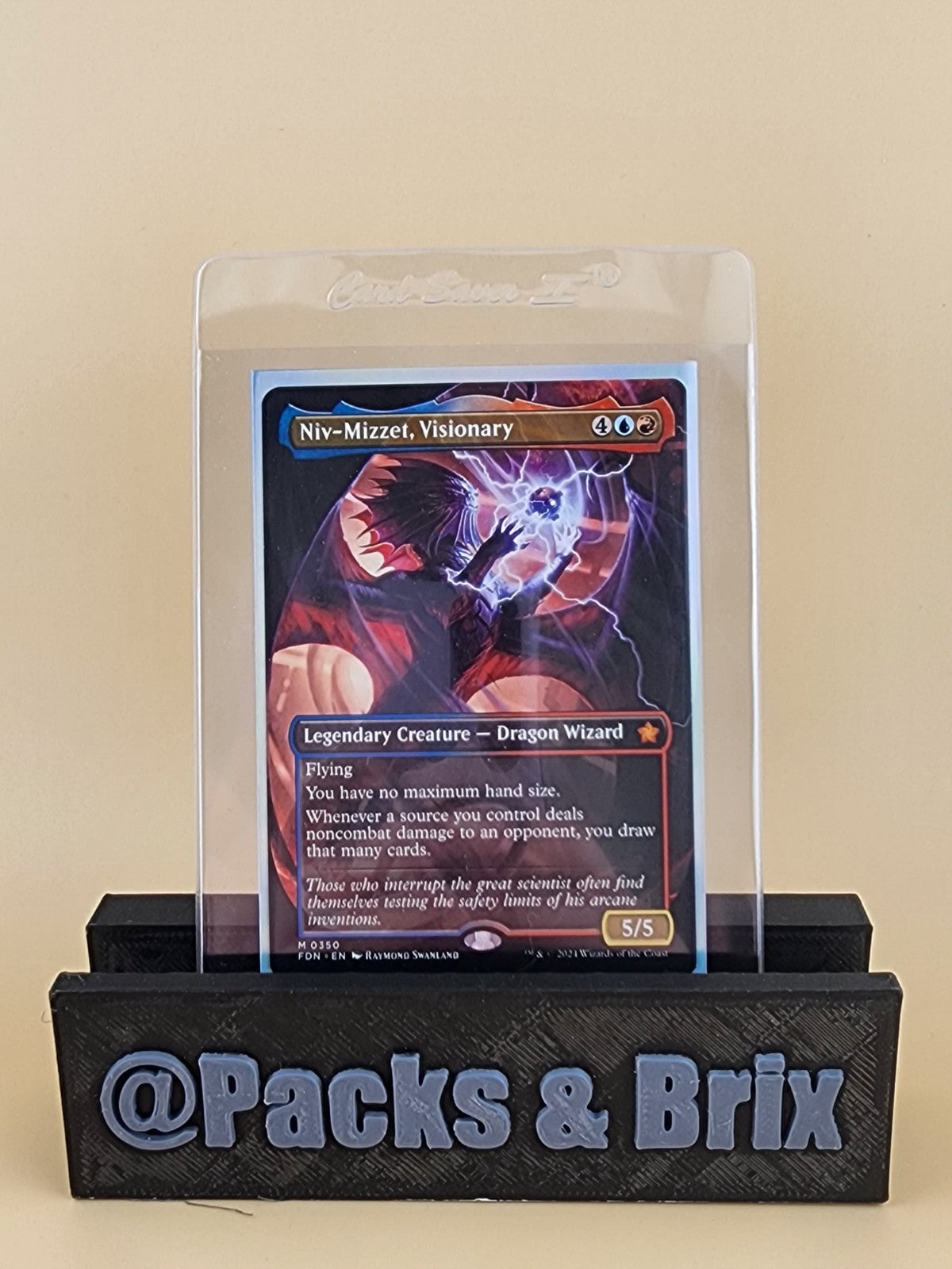 Niv-Mizzet, Visionary - Borderless Foundations - NM Normal MTG