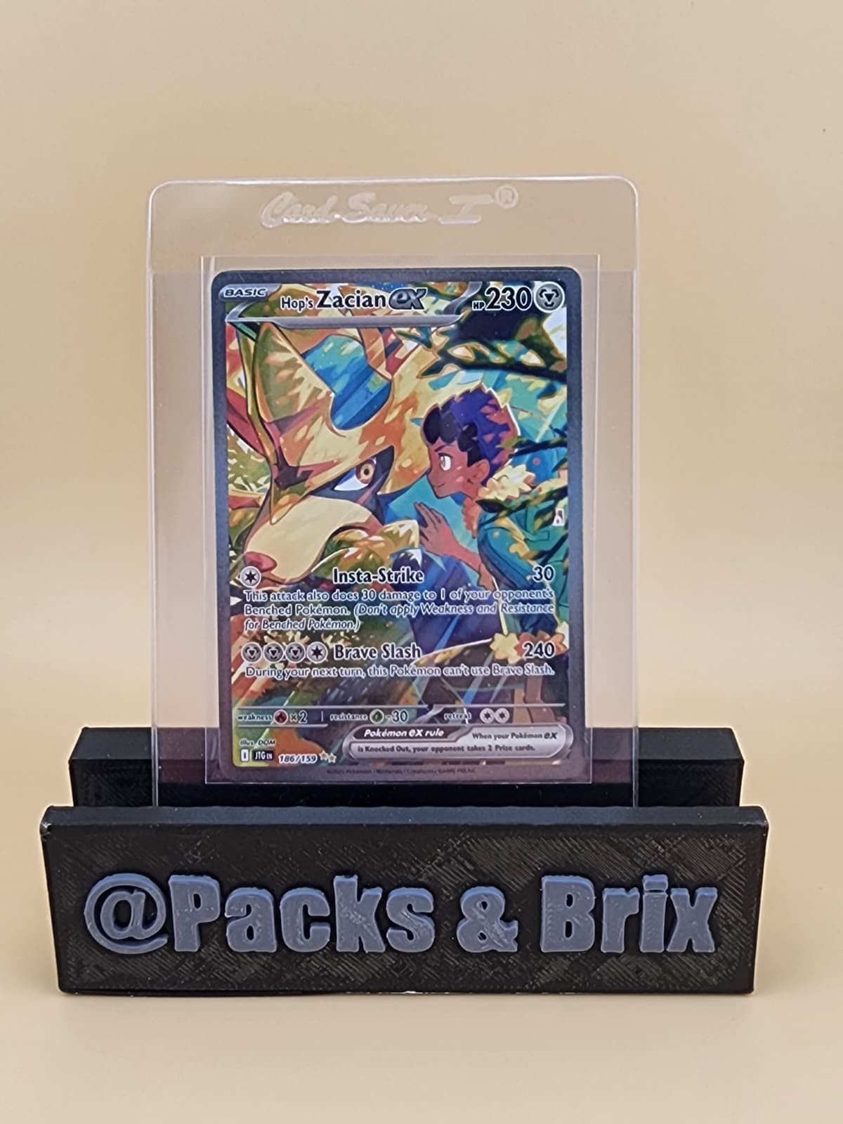 Hop's Zacian ex Special Illustration Rare SV09: Journey Together 186/159 NM