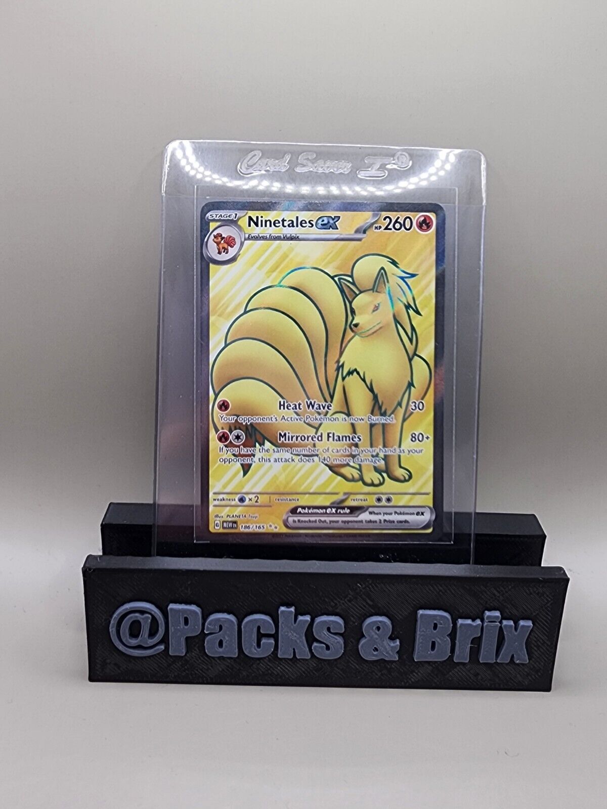 Ninetales ex 186/165 Sv: Scarlet & Violet 151 Holo NM