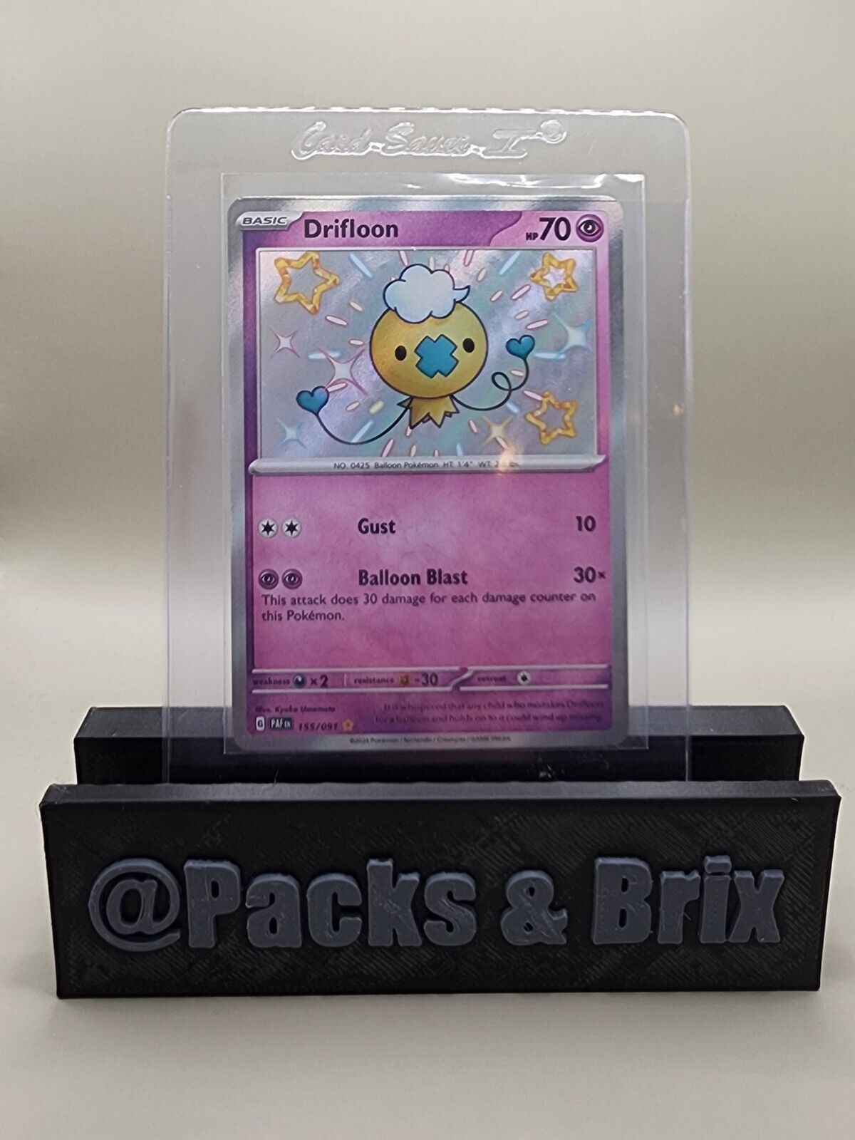 Drifloon 155/091 Sv: Paldean Fates Holo