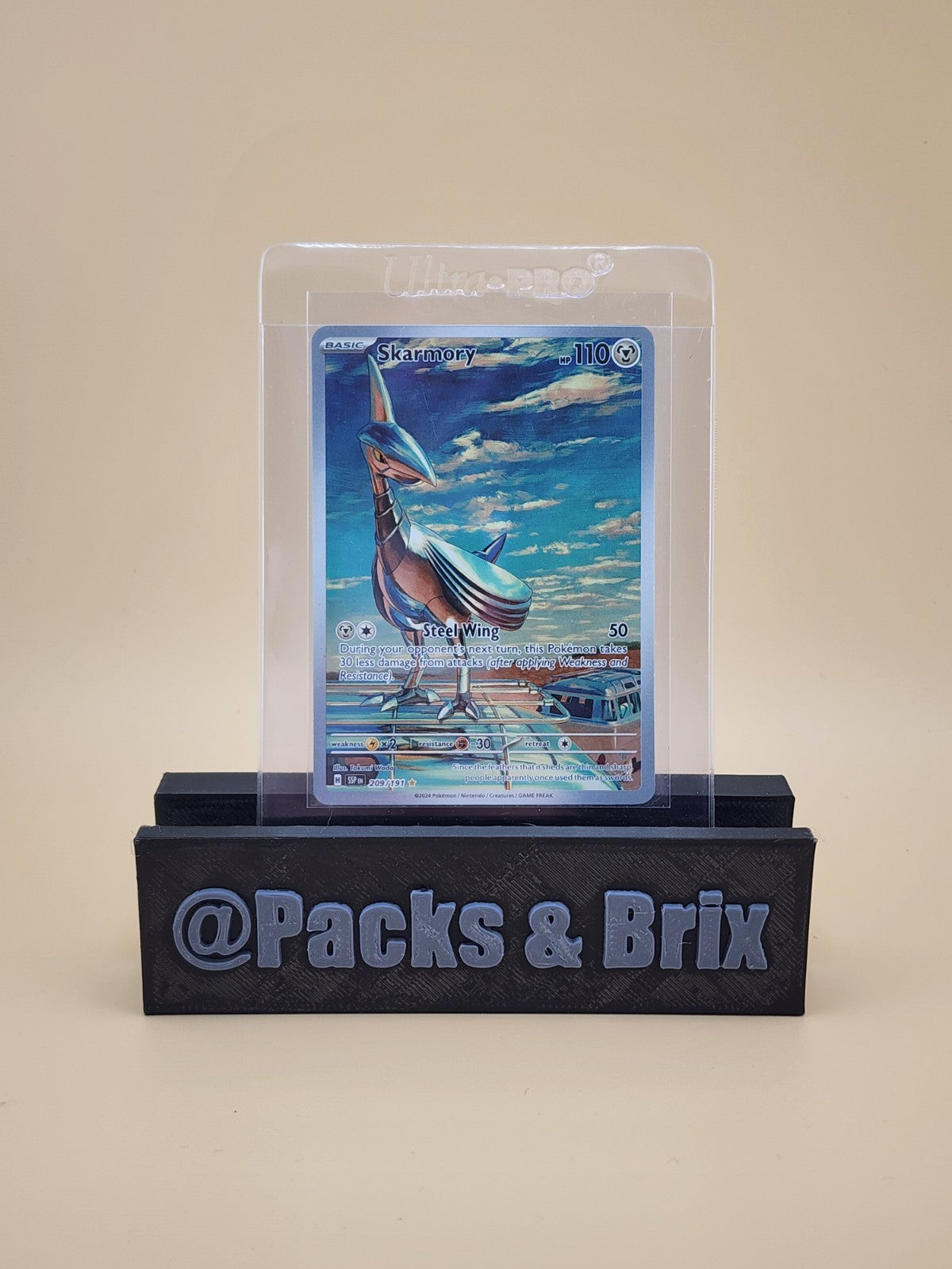 Skarmory 209/191 Sv08: Surging Sparks Holo NM