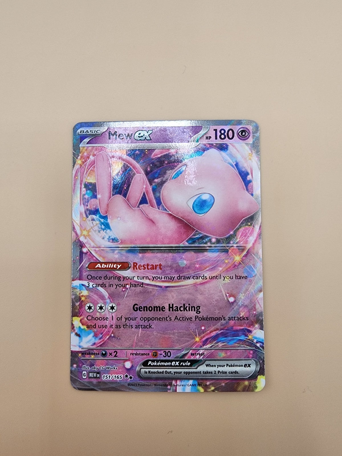 Mew ex 151/165 Sv: Scarlet & Violet 151 Holo