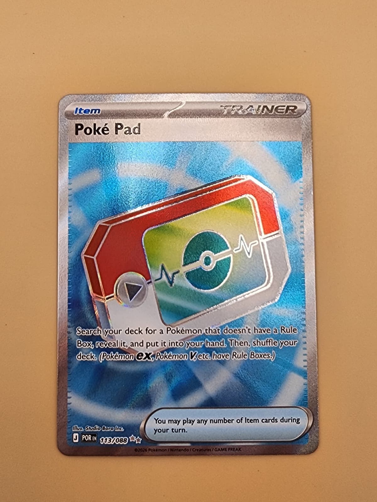 Poke Pad 113/088 Me03: Perfect Order Holo Near Mint (NM)