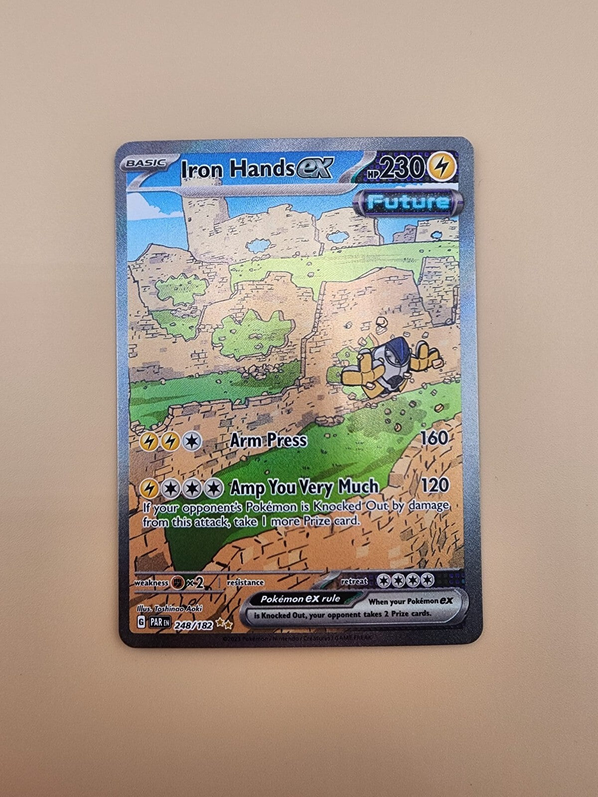 Iron Hands ex 248/182 Sv04: Paradox Rift Holo Near Mint (NM)