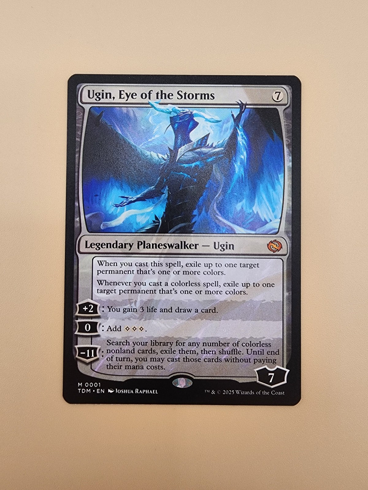 Ugin, Eye of the Storms TDM Mythic Colorless English M 0001 NM