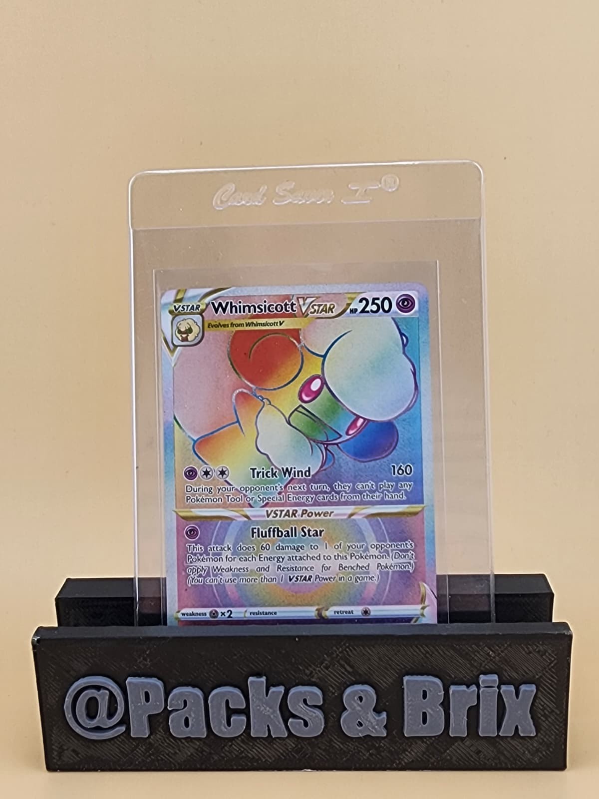 Whimsicott VSTAR (Secret) 175/172 Swsh09: Brilliant Stars Holo Near MInt (NM)