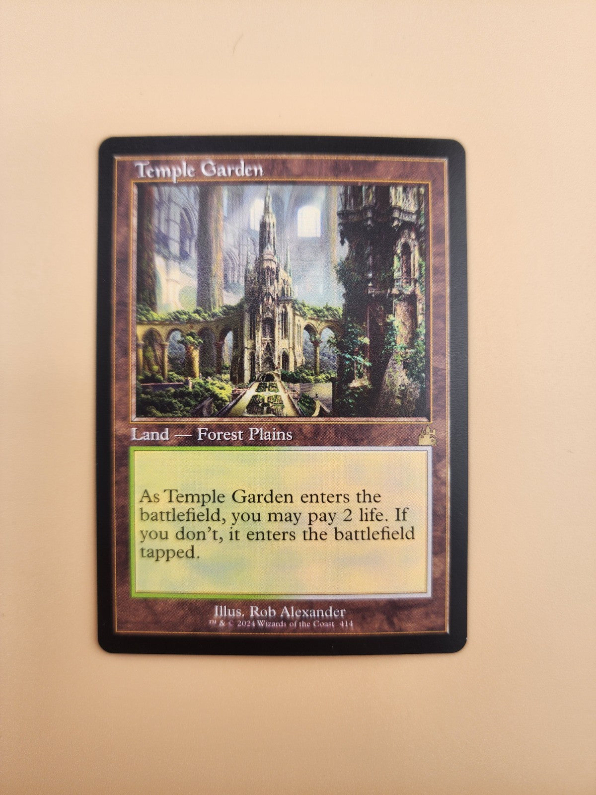 Temple Garden (Retro Frame) Ravnica Remastered Foil