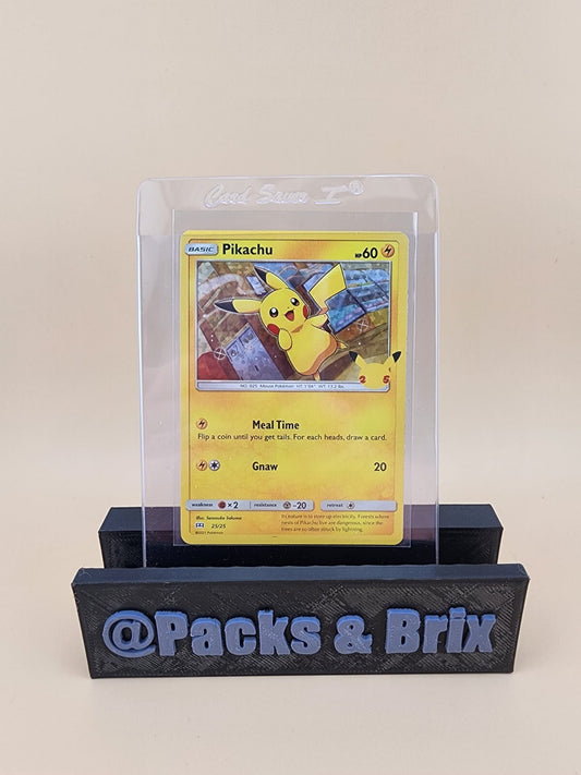 Pikachu 025/025 25th Anniversary Holo Moderately Played (MP)