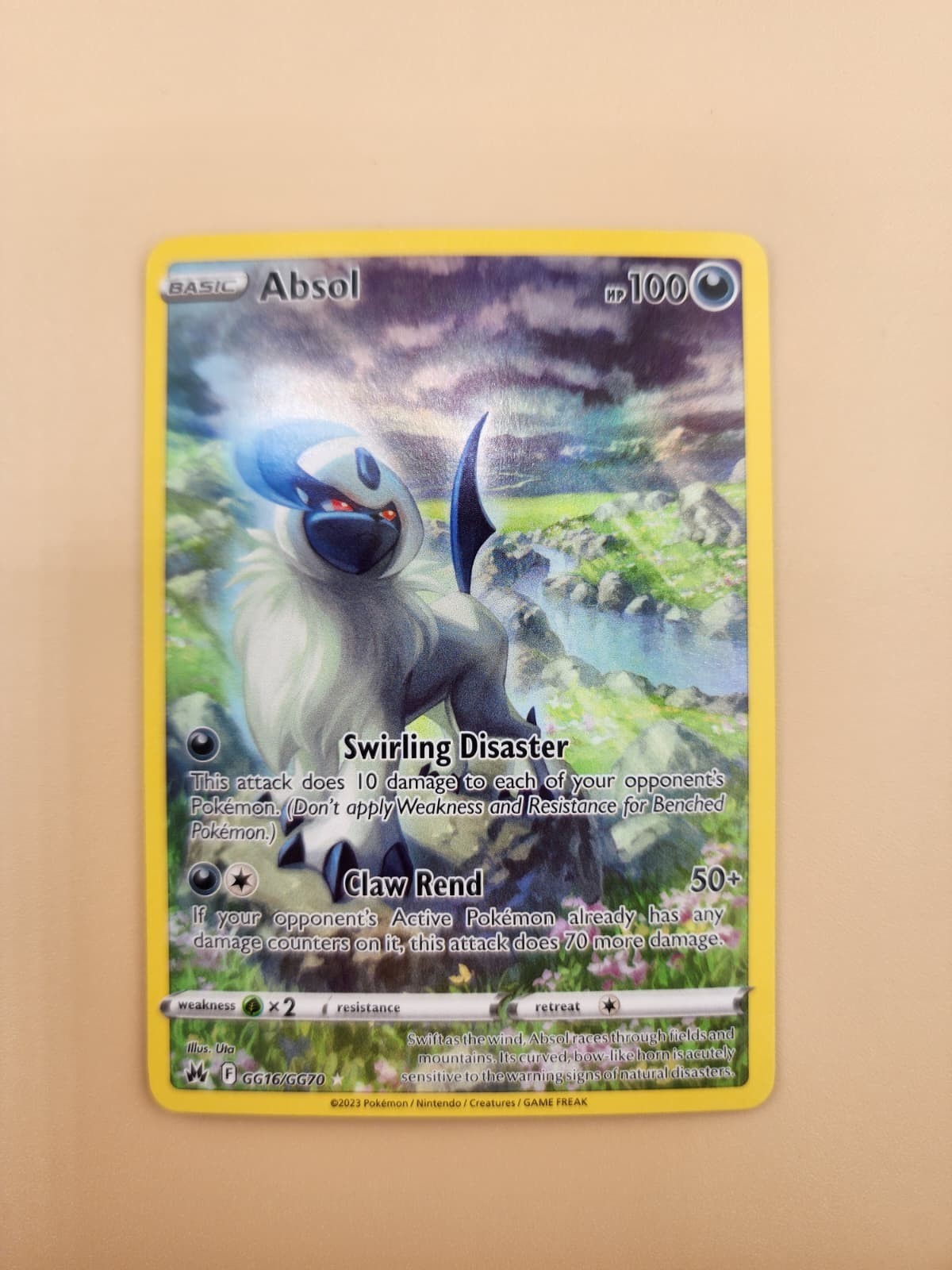 Absol GG16/GG70 SWSH: Crown Zenith: Galarian Gallery Holo near Mint NM