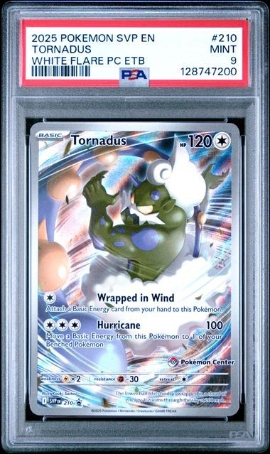 Tornadus - 210 (Pokemon Center Exclusive) 210 Sv: Scarlet & Violet Promo PSA 9