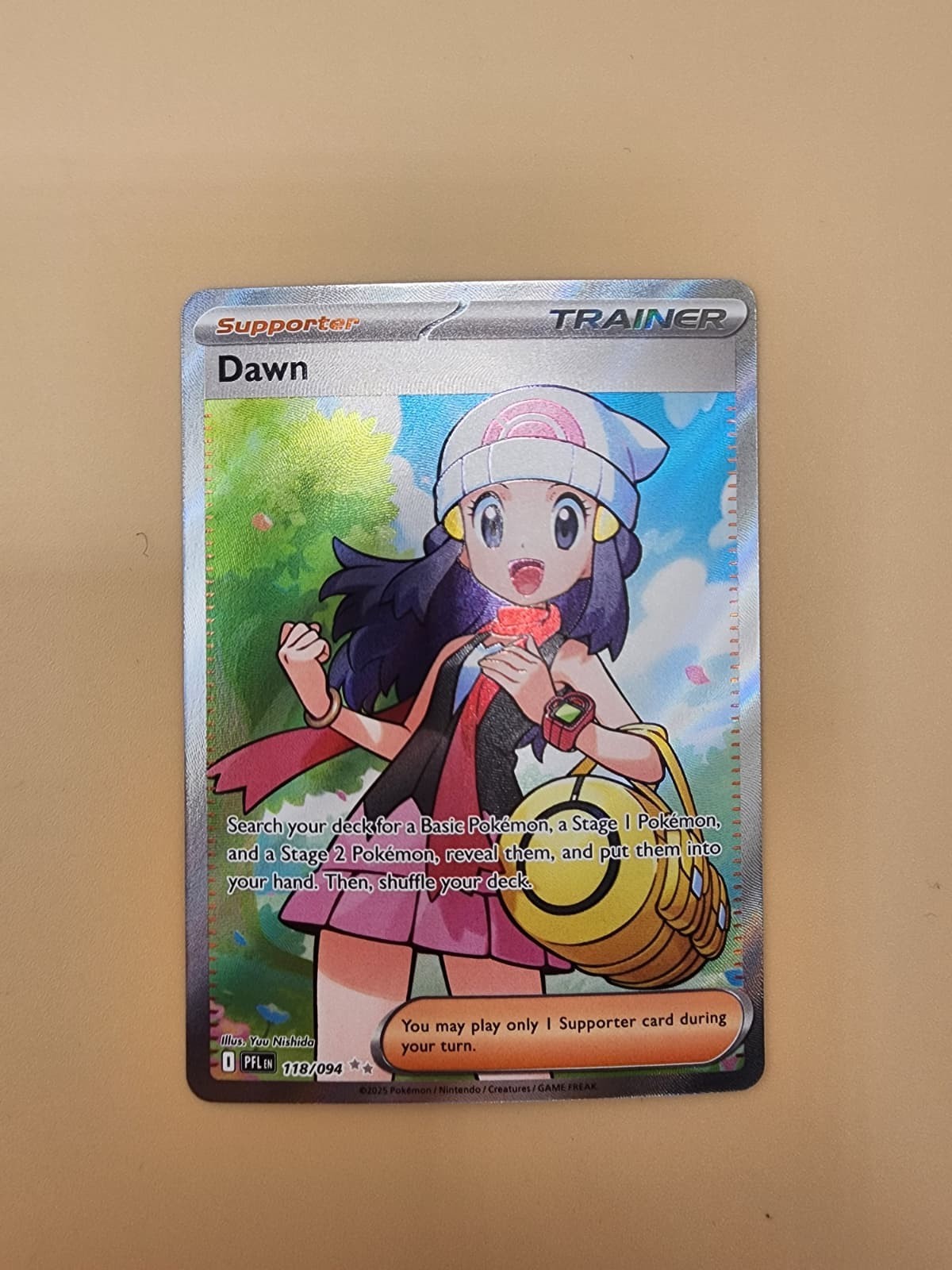 Dawn 118/094 Me02: Phantasmal Flames Holo Near Mint (NM)