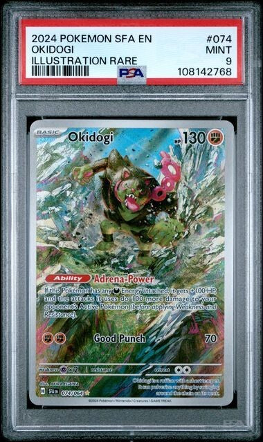Okidogi 074/064 Sv: Shrouded Fable Holo PSA 9