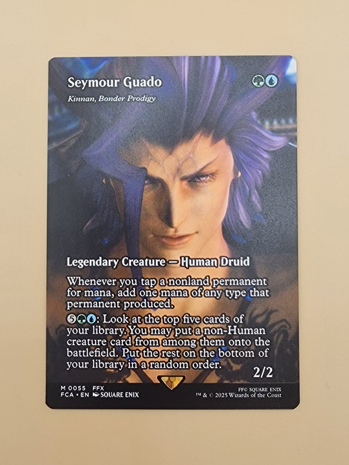 Seymour Guado Kinnan Bonder Prodigy Showcase Final Fantasy 0055 LP MTG