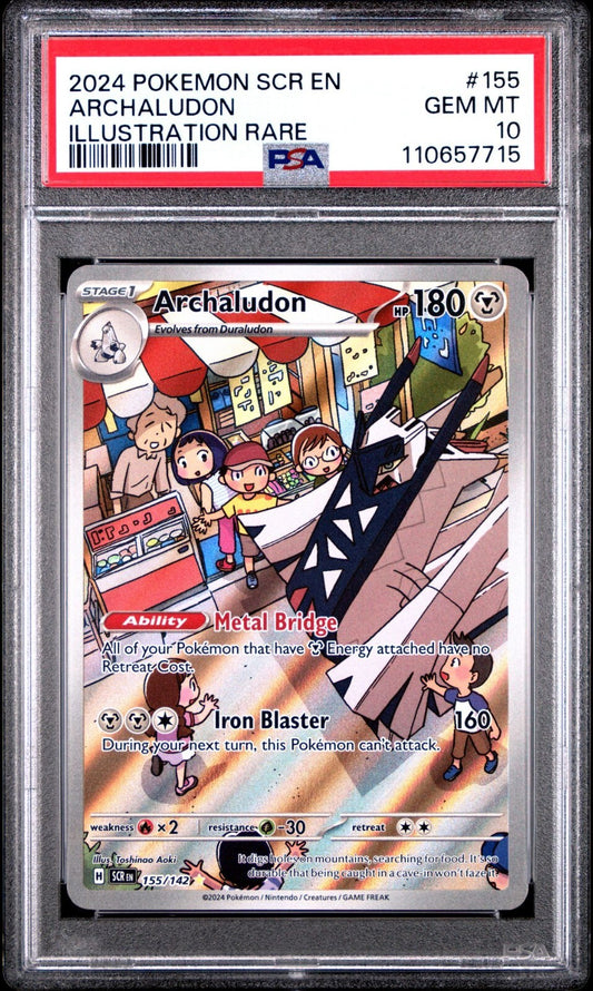 Archaludon 155/142 Sv07: Stellar Crown Holo PSA 10