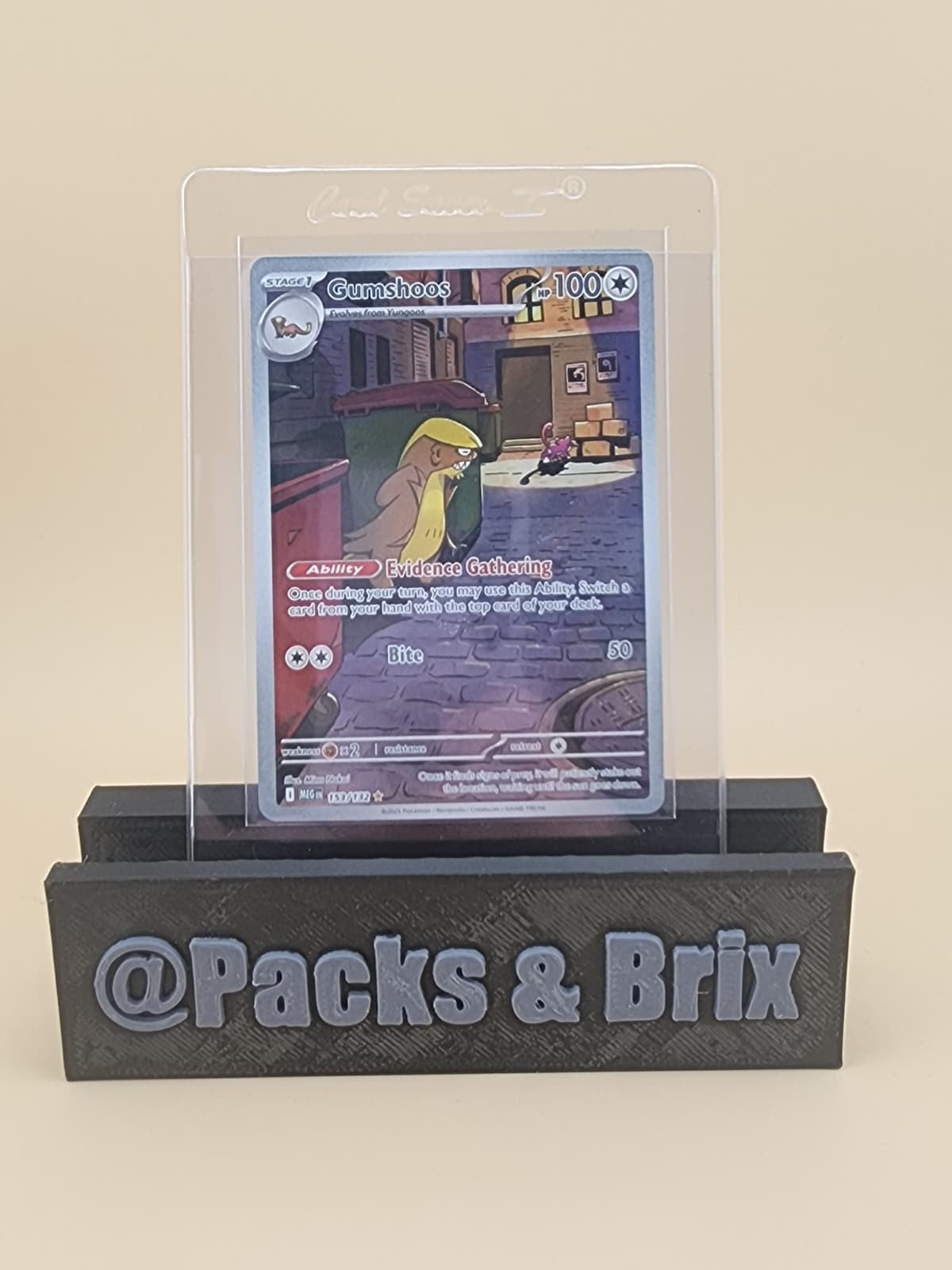 Gumshoos 153/132 Me01: Mega Evolution Holo Near Mint