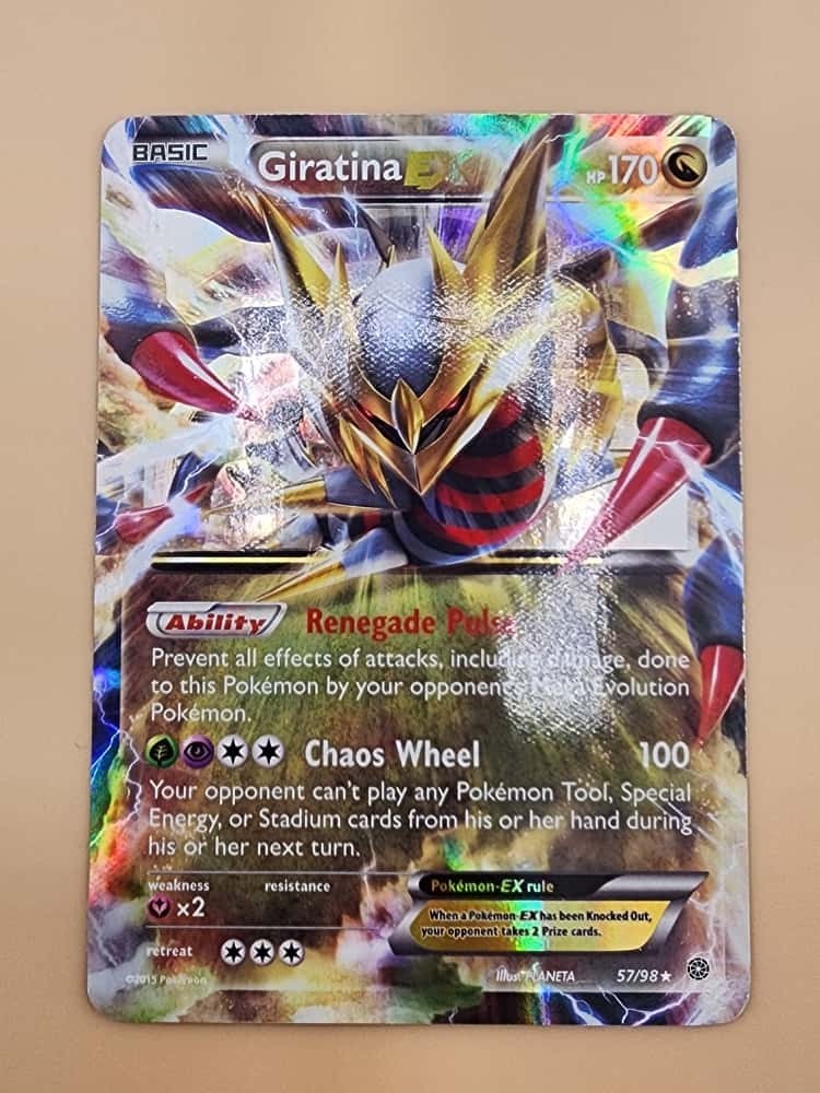 2015 Pokemon XY Ancient Origins Giratina Holo #57/98   Moderately Played (MP)