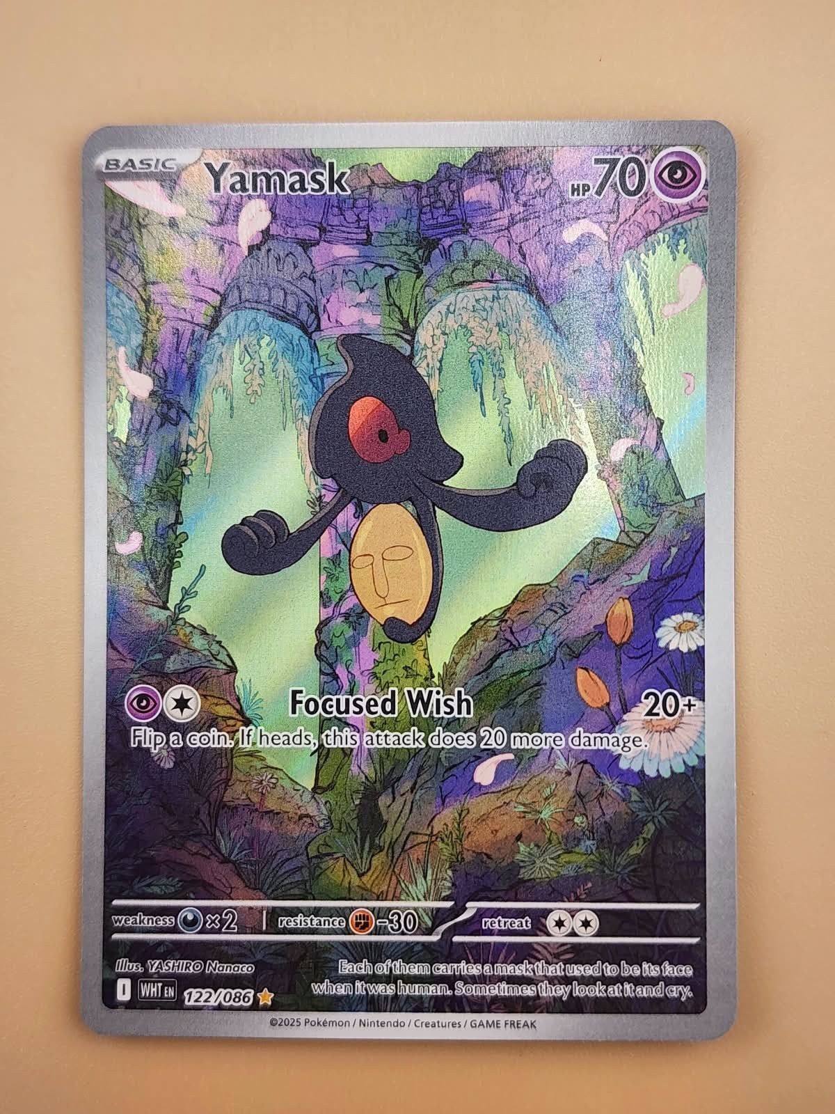 Yamask 122/086 Sv: White Flare Holo Near Mint NM