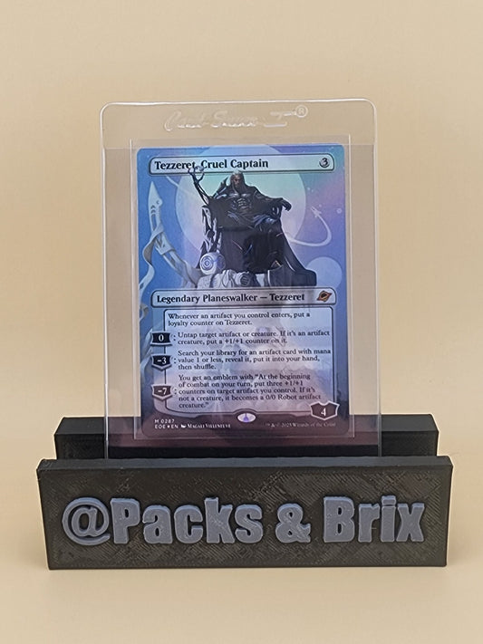 Tezzeret, Cruel Captain (Borderless) Edge of Eternities Foil
