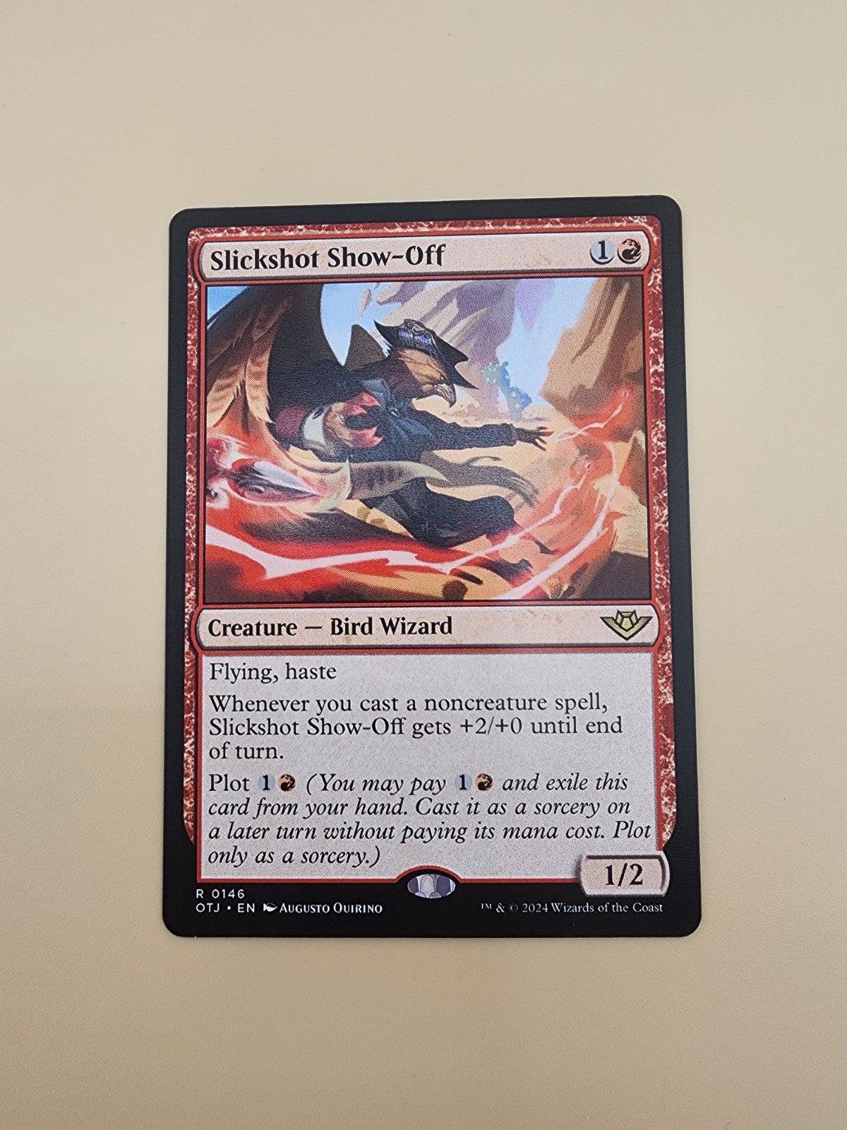 Slickshot Show-Off Outlaws of Thunder Junction Regular MTG NM