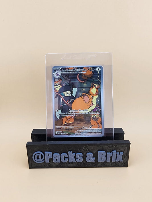 Team Rocket's Raticate 202/182 Sv10: Destined Rivals Holo Near Mint (NM)