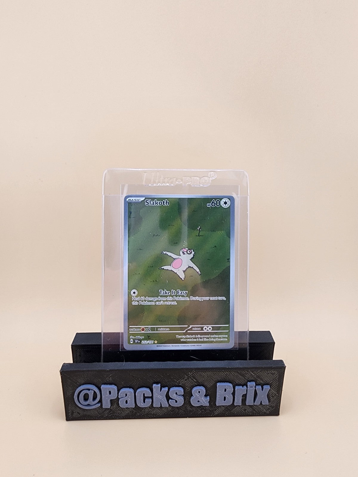 Slakoth 212/191 Sv08: Surging Sparks Holo