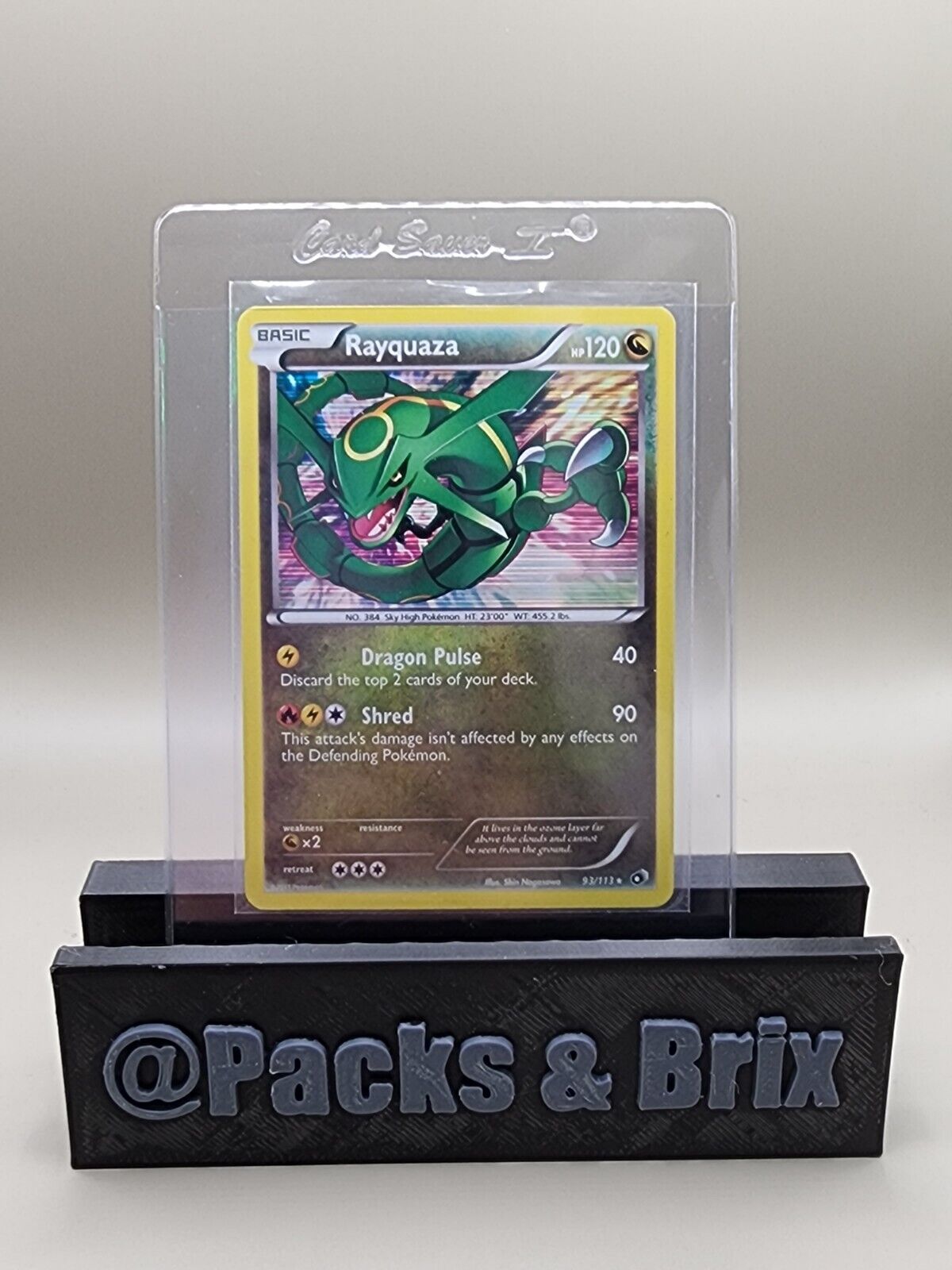 Pokémon TCG Rayquaza Legendary Treasures 93/113 Holo Holo Rare