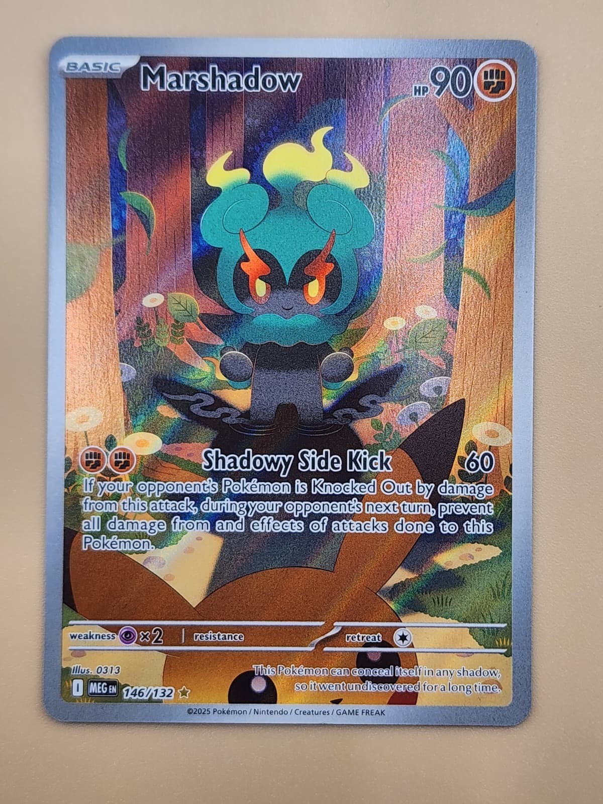 Marshadow 146/132 Me01: Mega Evolution Holo Near Mint NM