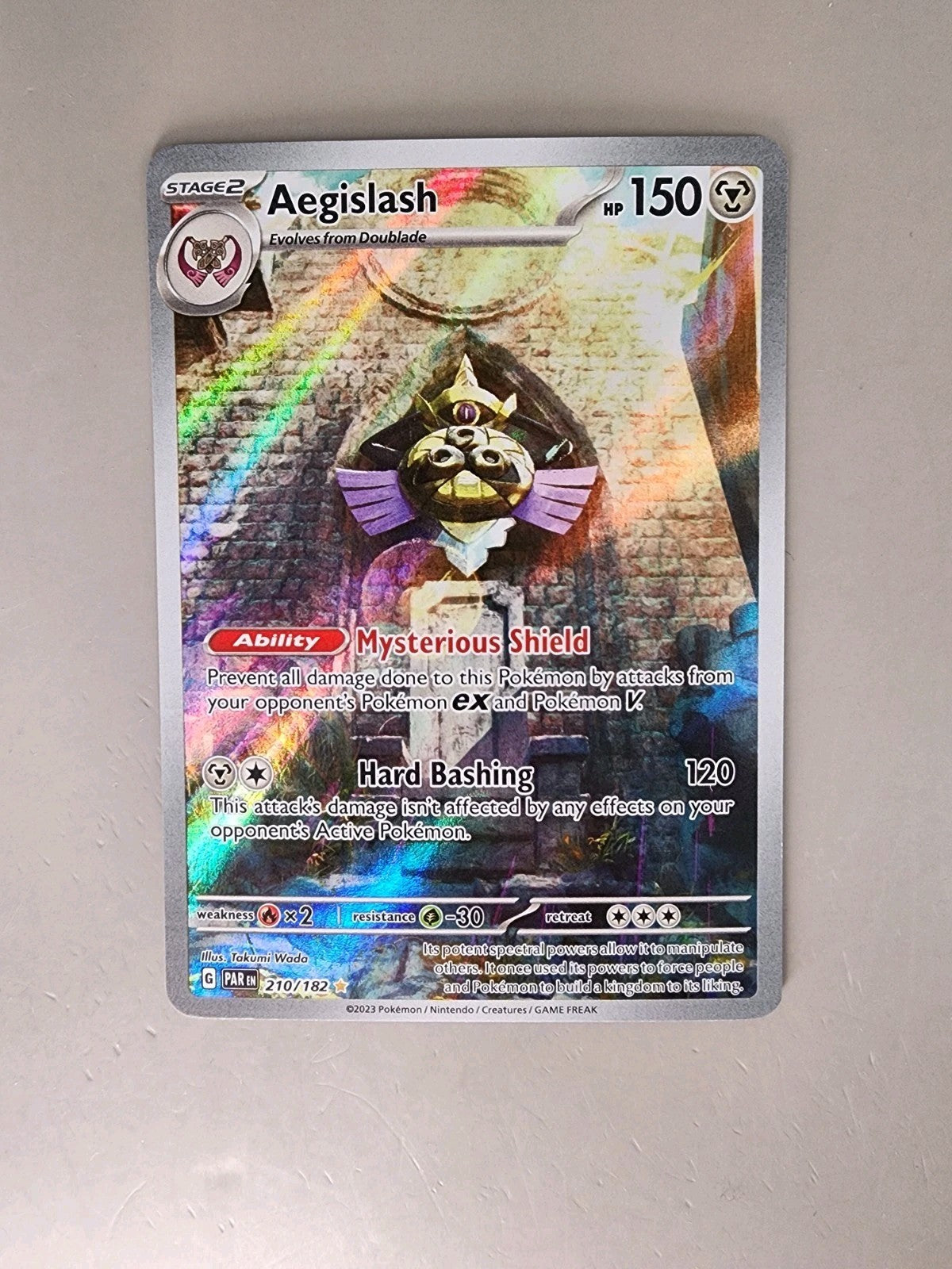 Aegislash 210/182 Sv04: Paradox Rift Holo
