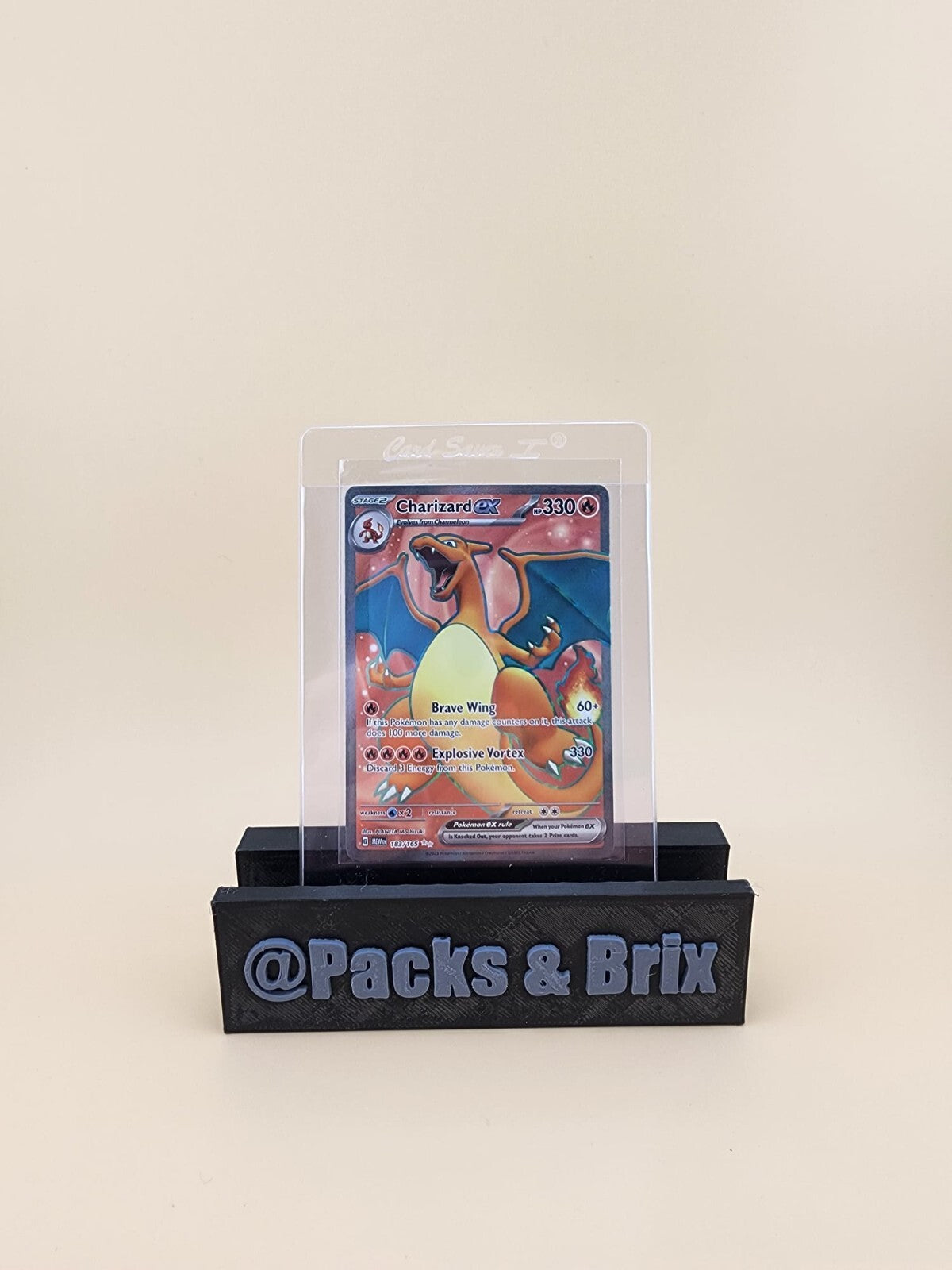 Charizard ex 183/165 Sv: Scarlet & Violet 151 Holo  Near Mint (NM)