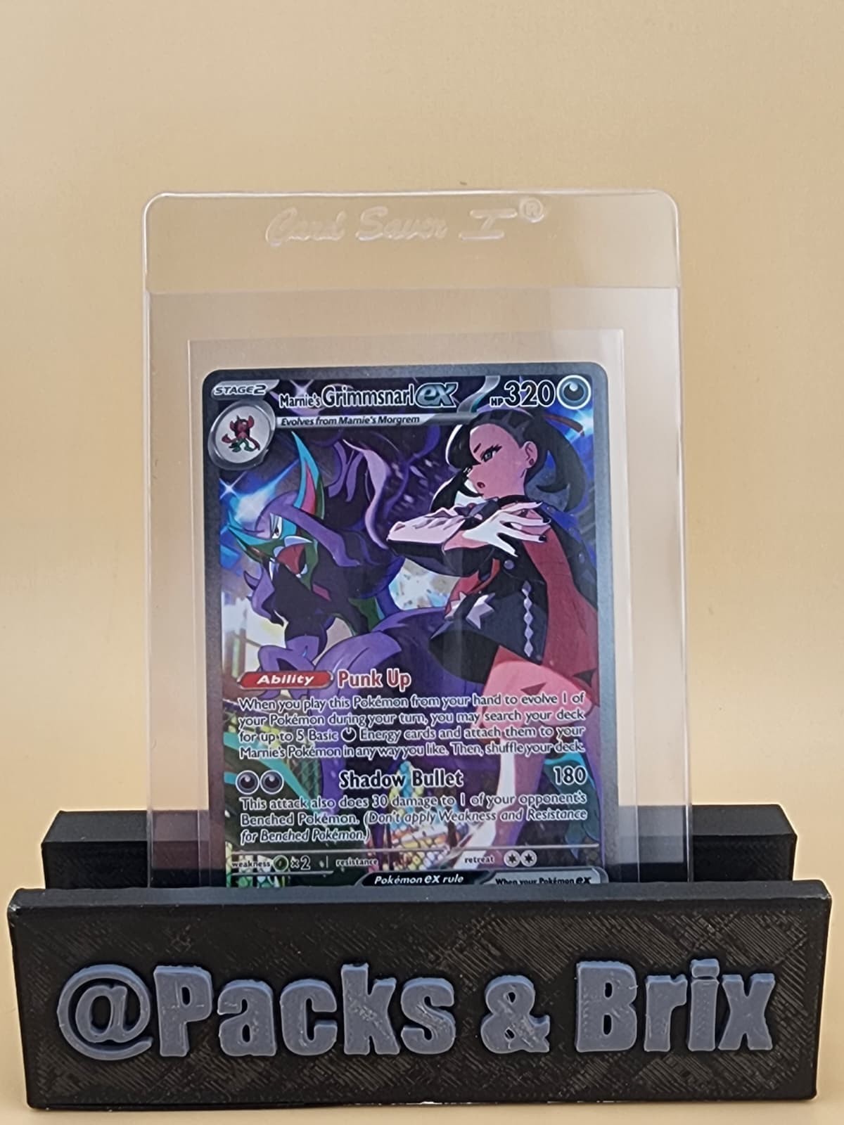 Marnie's Grimmsnarl ex 287/217 Me: Ascended Heroes Holo Near Mint NM