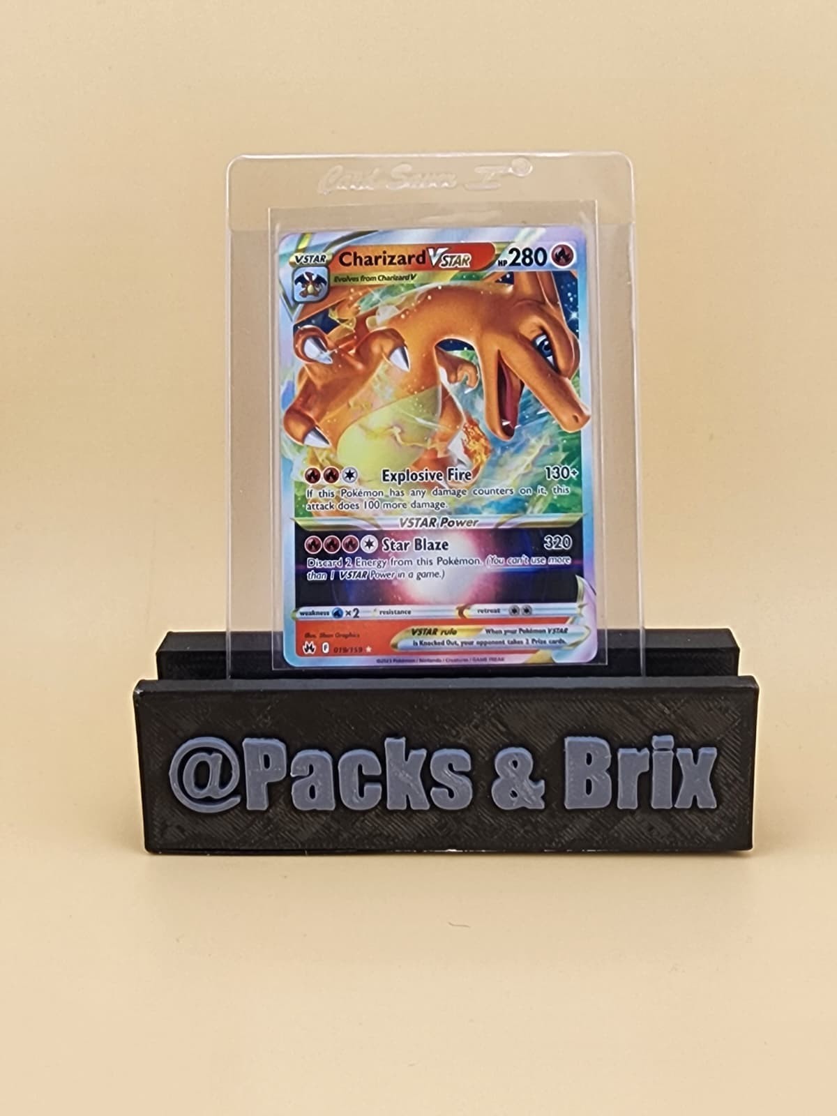 Charizard VSTAR 019/159 SWSH: Crown Zenith Holo NM