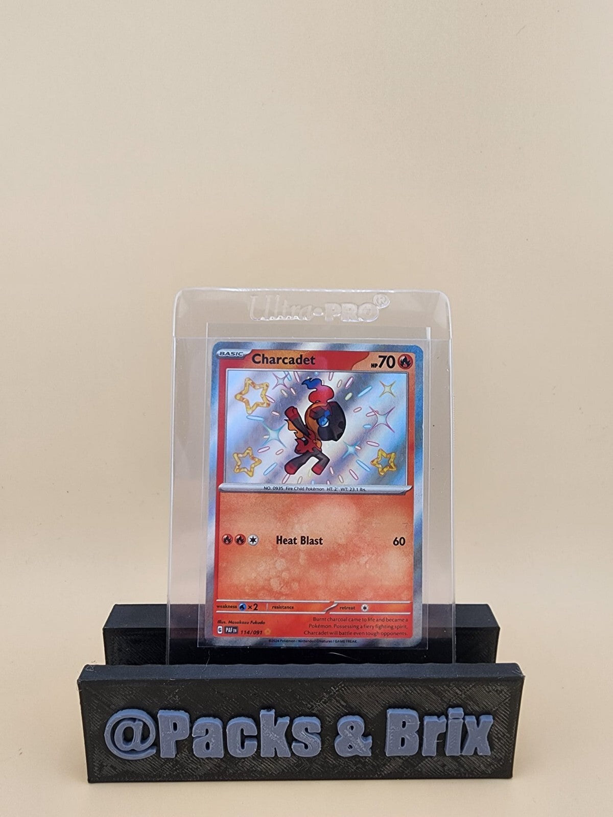 Charcadet 114/091 Sv: Paldean Fates Holo