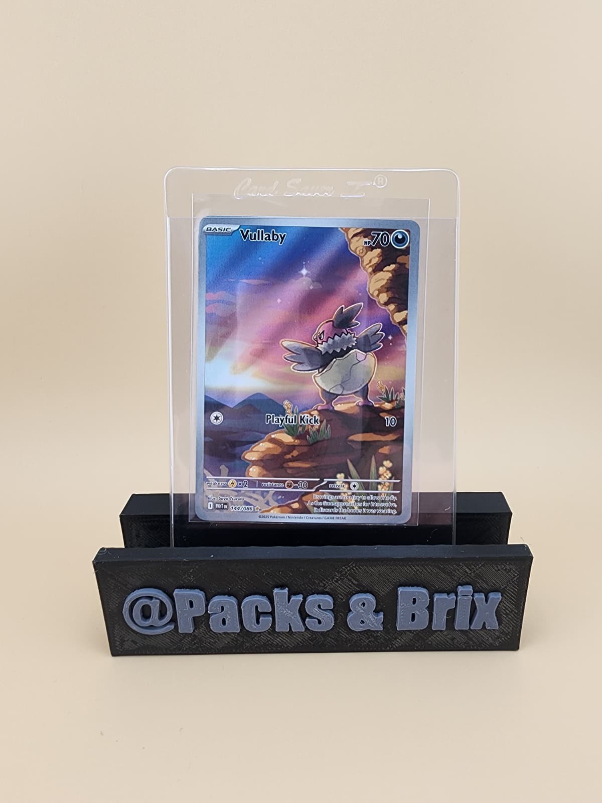 Vullaby 144/086 Sv: White Flare Holo Near Mint (NM)