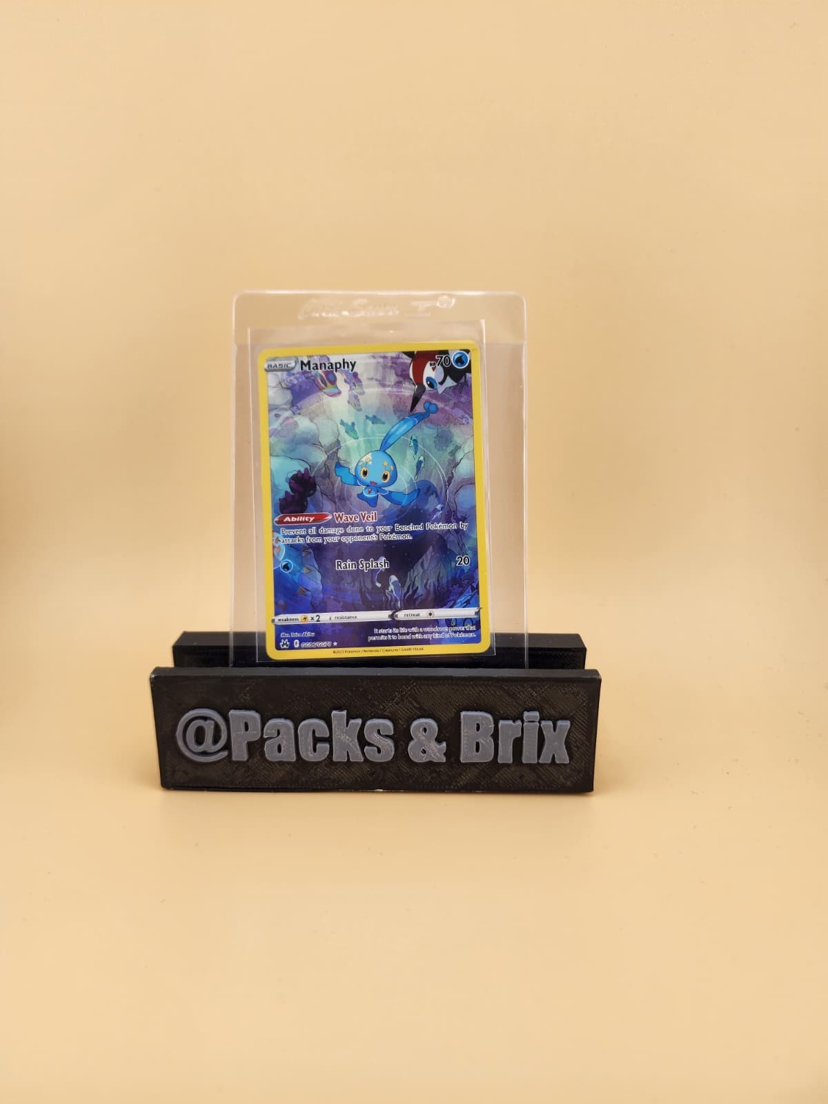 Manaphy GG06/GG70 SWSH: Crown Zenith: Galarian Gallery Holo NM