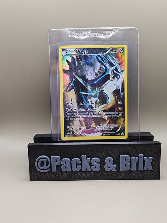 Dialga XY77 Full Art Holo Ultra Rare Black Star Promo Pokemon TCG Card LP