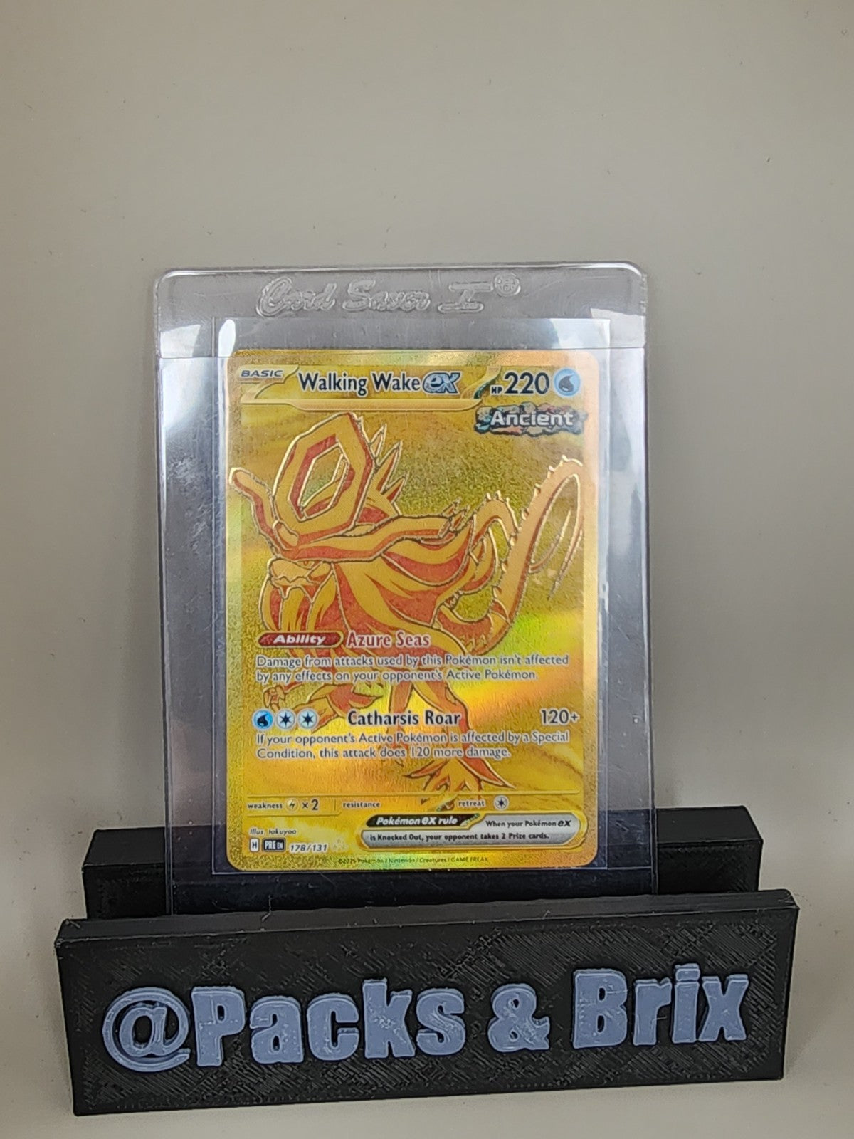 Walking Wake ex 178/131 Sv: Prismatic Evolutions Holo NM