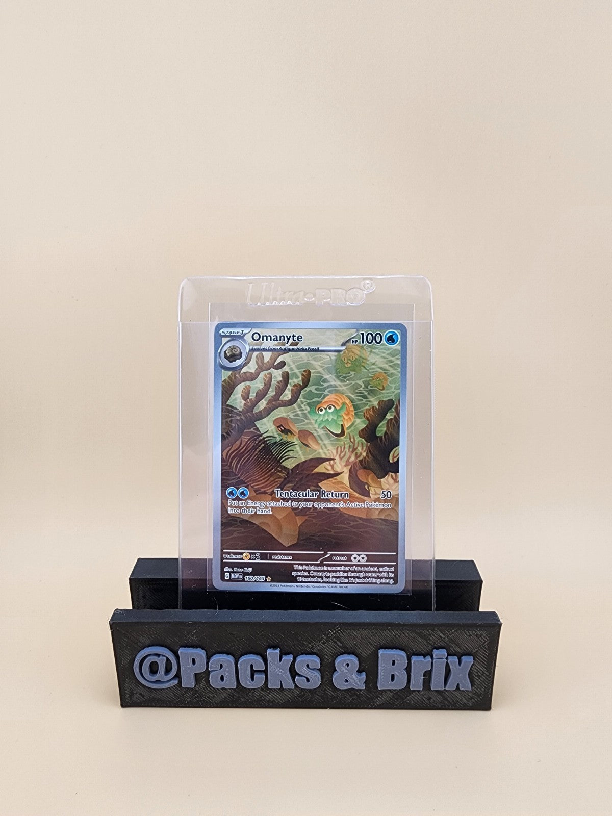 Omanyte 180/165 Sv: Scarlet & Violet 151 Holo