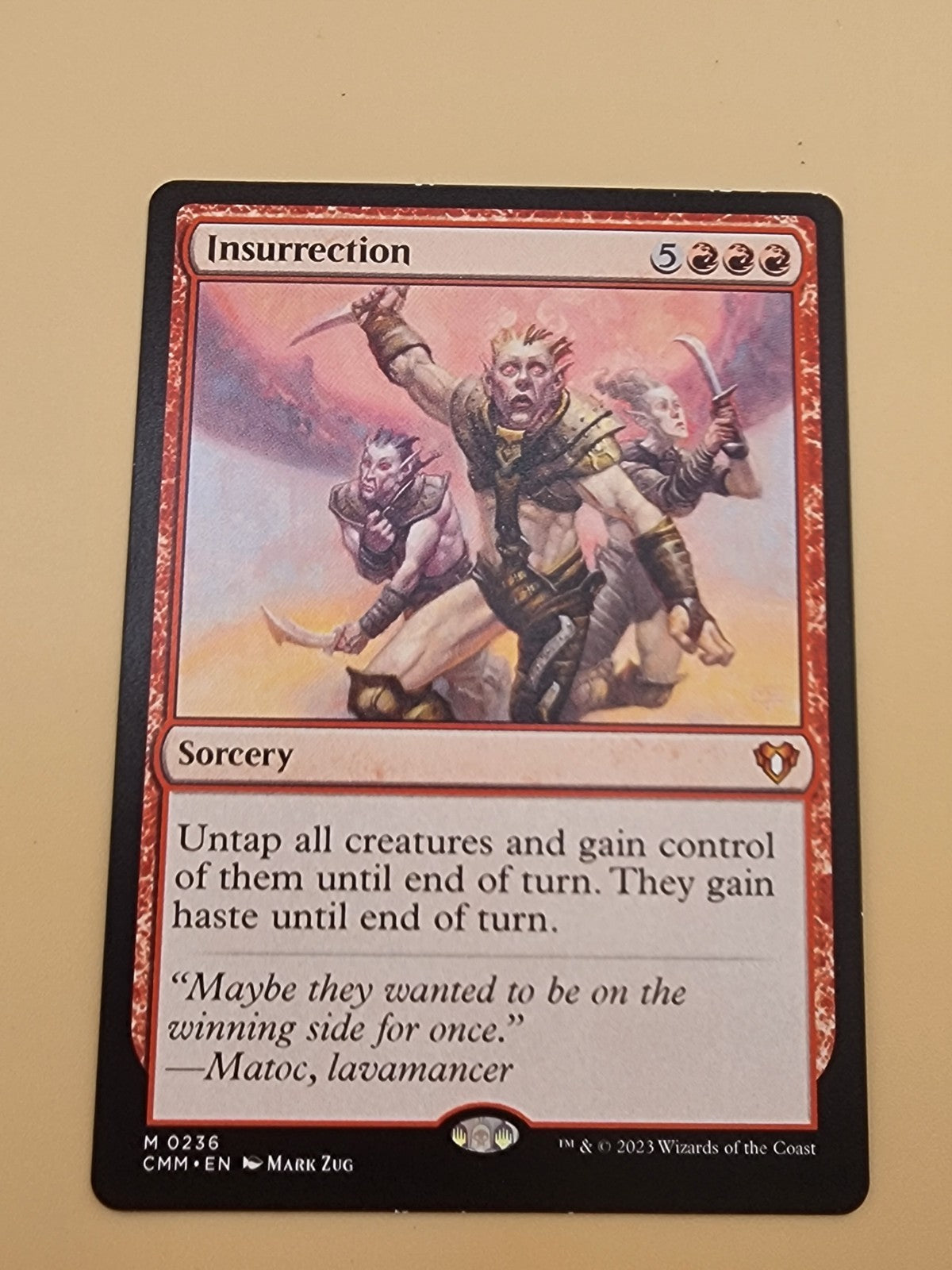 Insurrection Commander Masters Regular Near Mint (NM)