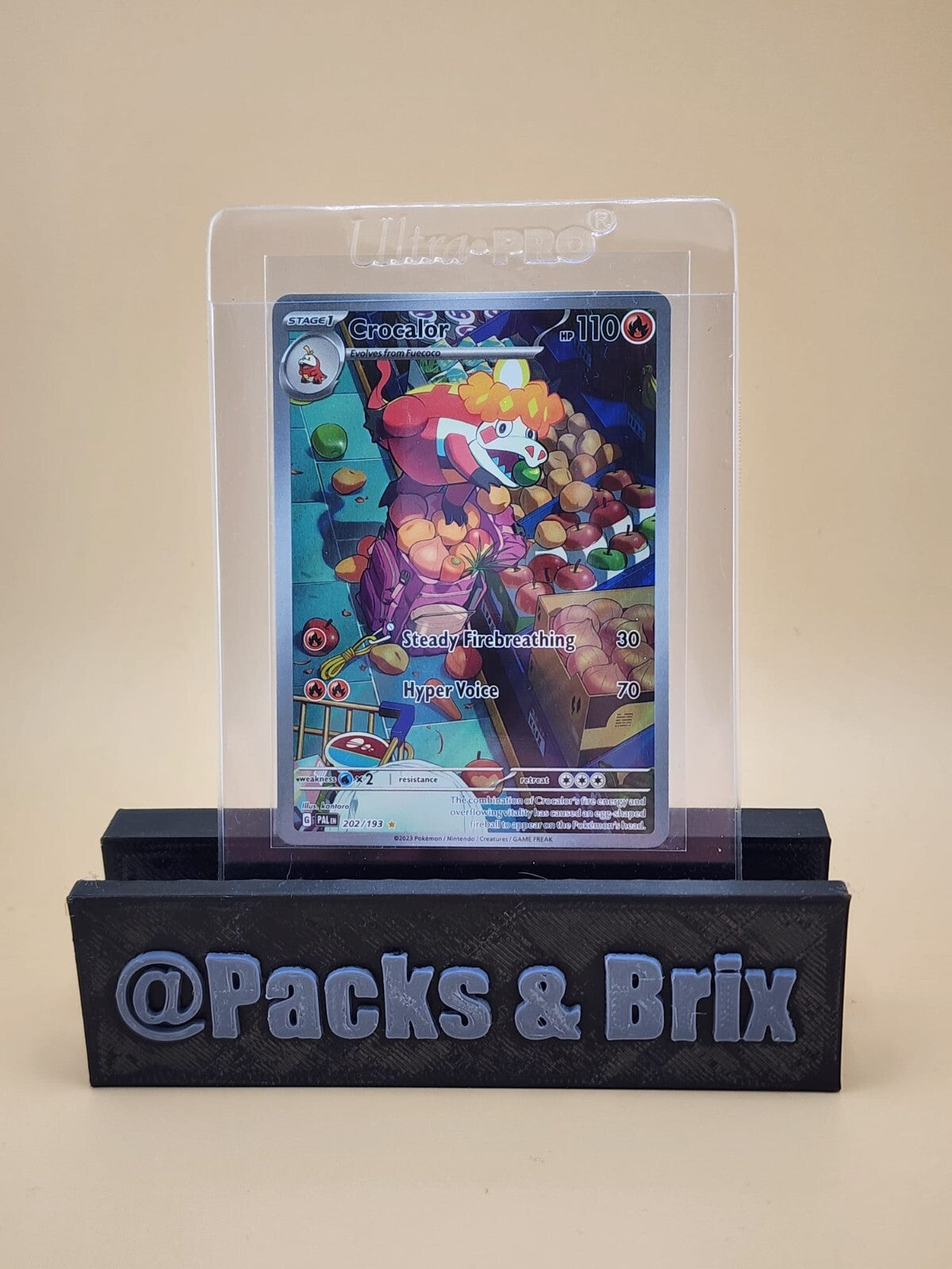 Crocalor 202/193 Sv02: Paldea Evolved Holo NM