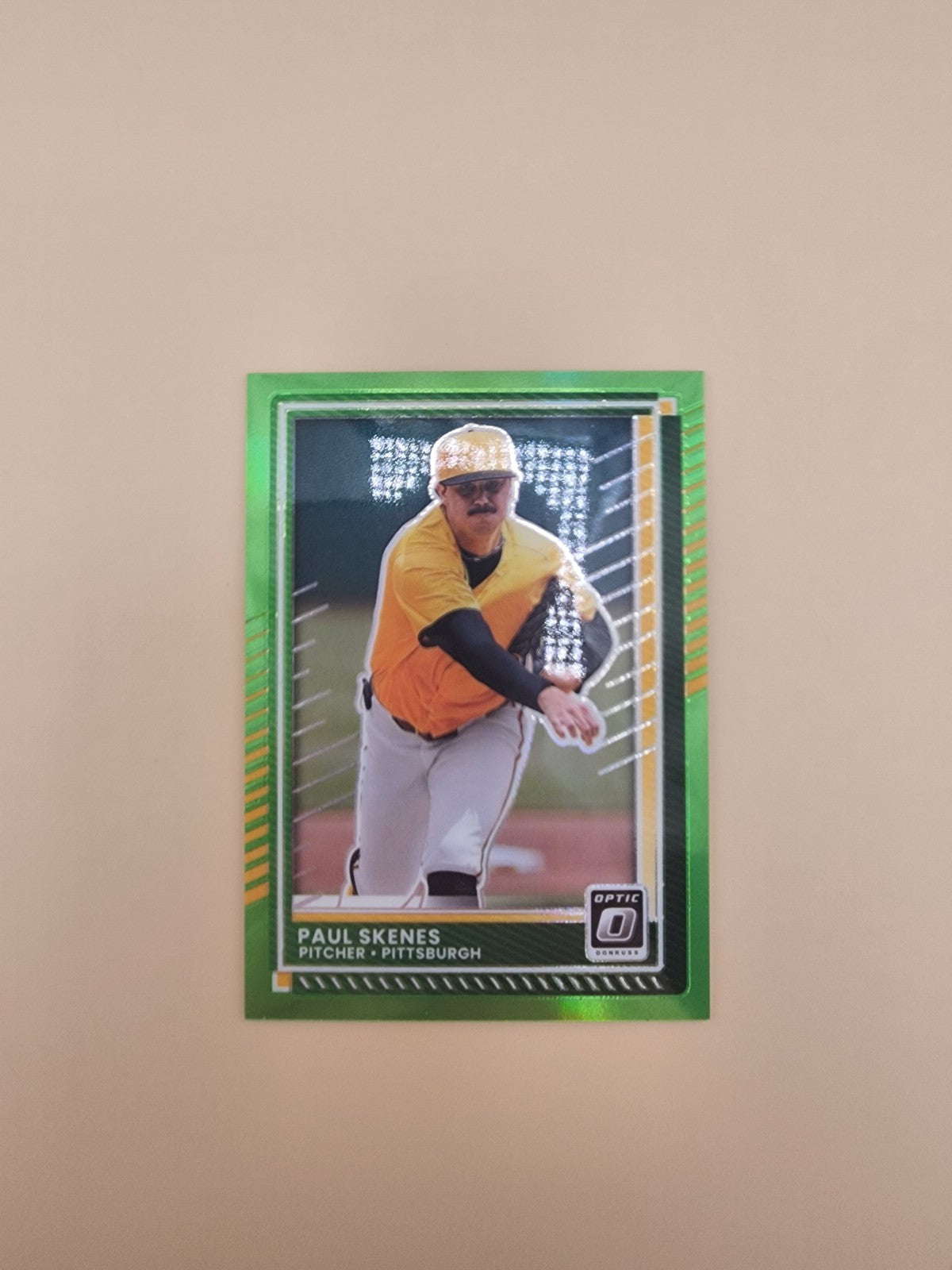 2025 Panini Donruss #29 Paul Skenes OPTIC BLACK CIRCLES PRIZM SP Color Match