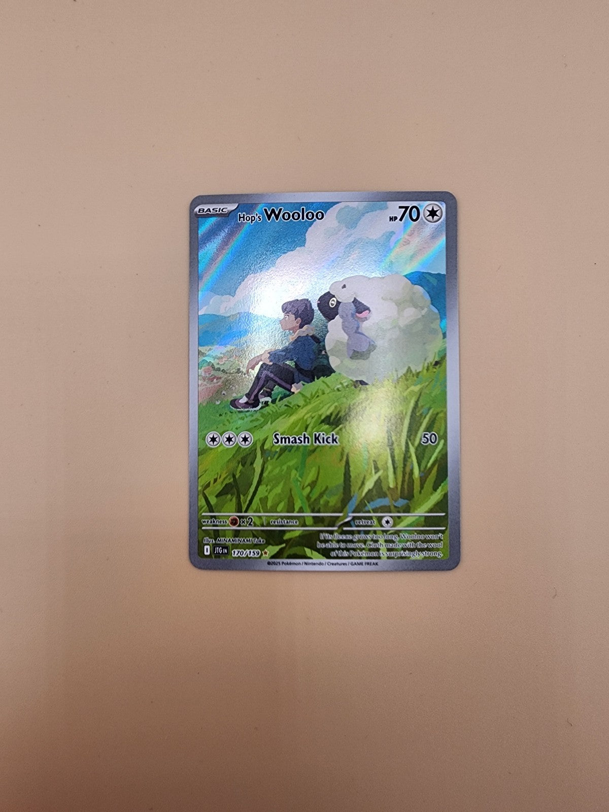 Hop's Wooloo 170/159 Sv09: Journey Together Holo NM