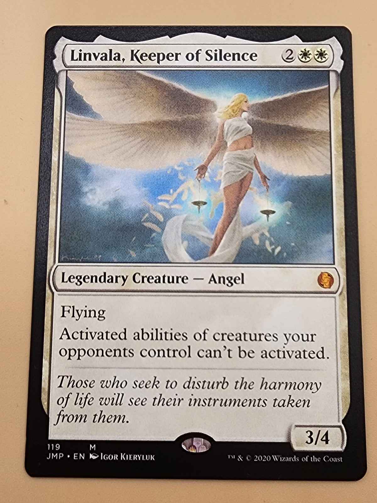 Linvala, Keeper of Silence Jumpstart Regular