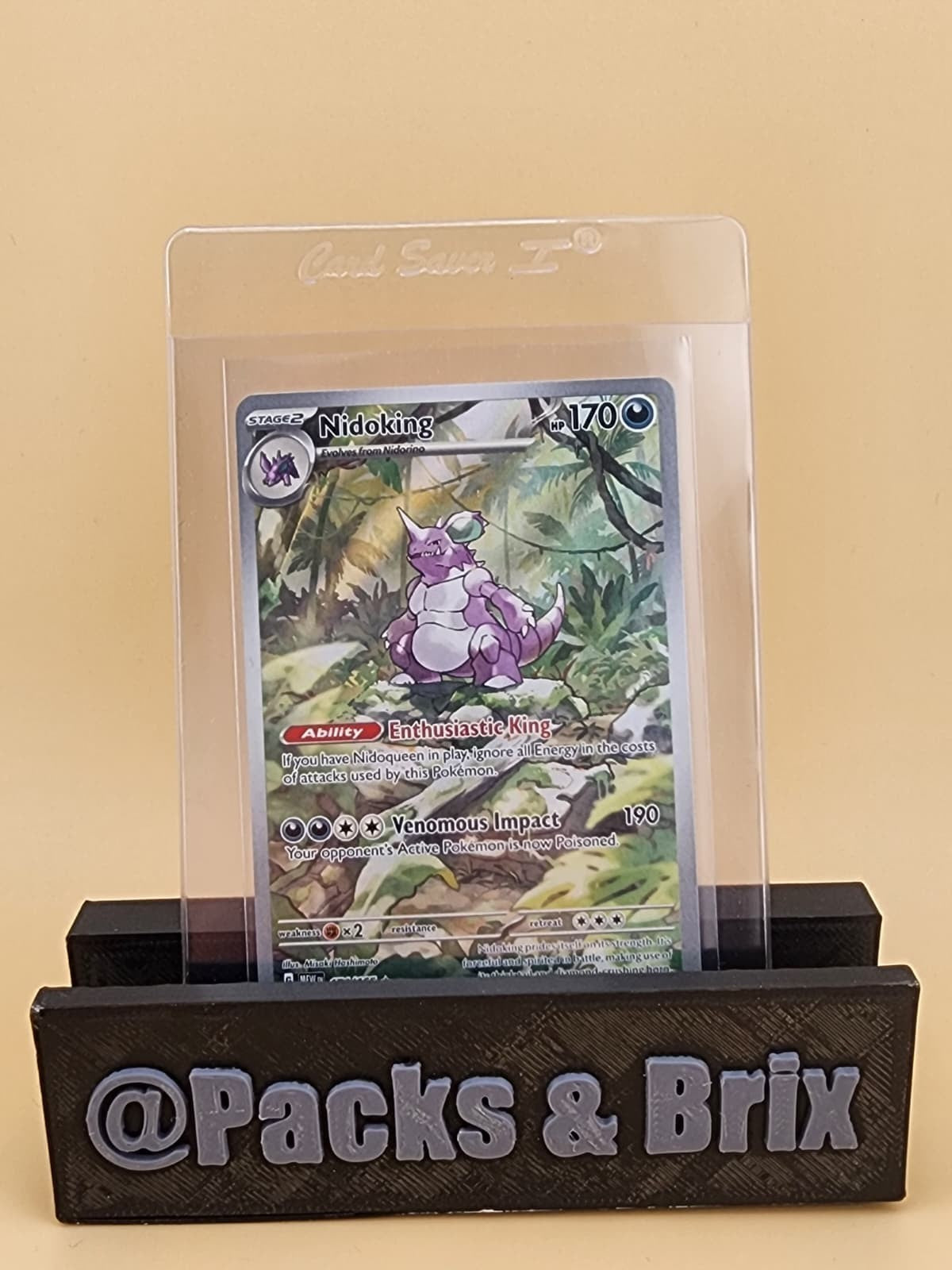 Nidoking 174/165 Sv: Scarlet & Violet 151 Holo Near Mint NM