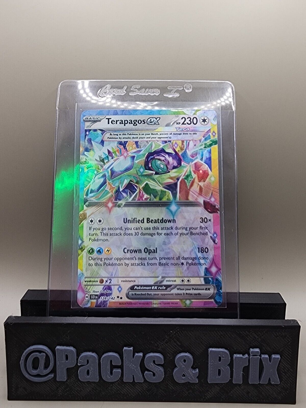 Terapagos ex 128/142 Sv07: Stellar Crown Holo Lp