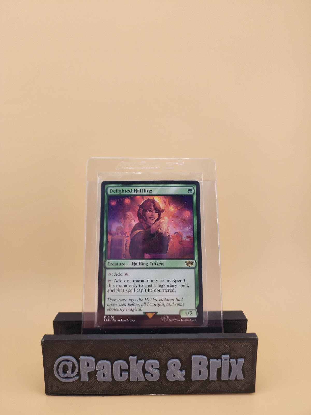 Delighted Halfling (Extended Art) Universes Beyond: the Lord of the Rings: Tales