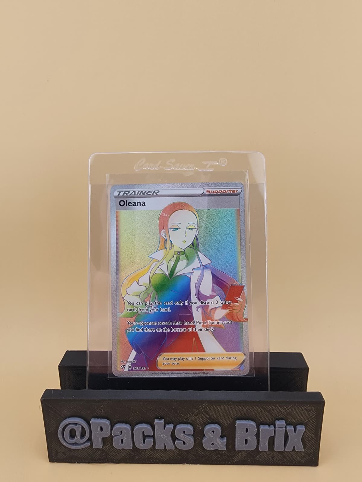 Oleana (Secret) 202/192 Swsh02: Rebel Clash Holo Near Mint (NM)