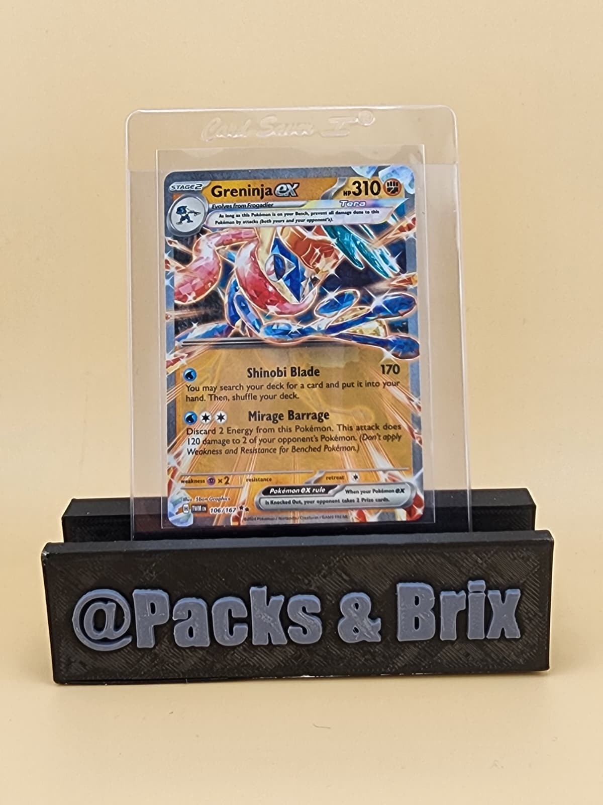 Greninja ex 106/167  Near Mint NM *Not Metal